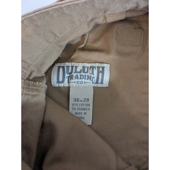 Duluth Flex Fire Hose Relaxed Fit Cargo Work Pants 36x27 brown - Picture 5 of 8